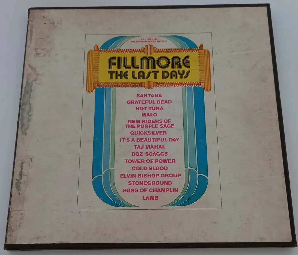 Various, Fillmore - The Last Days (Triple album) Image 1++